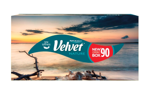 Chust. higieniczne 90szt. białe 3-warst. Velvet